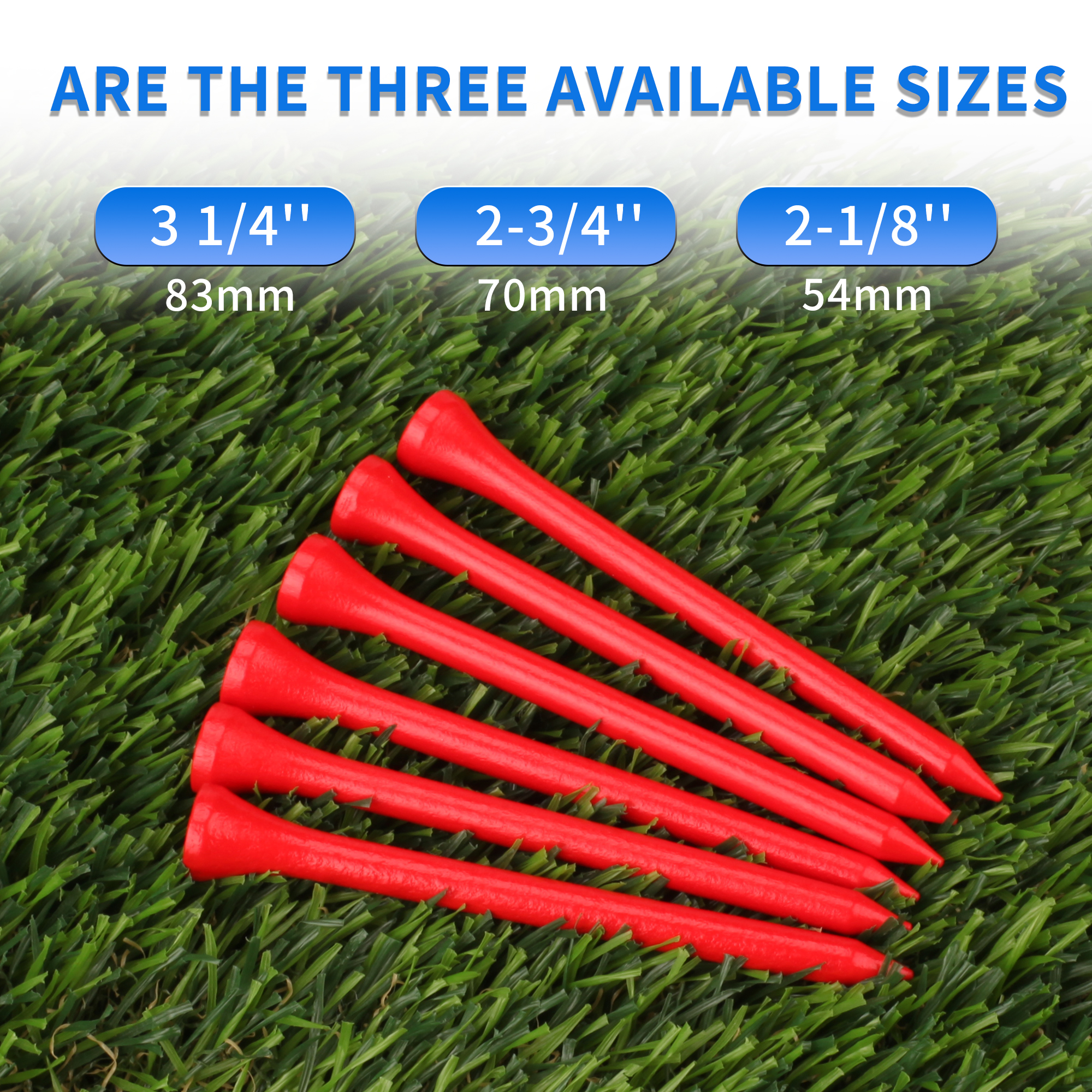 1000pcs Custom Red Wooden Golf Tees with Personalized Printing thumbnail 8