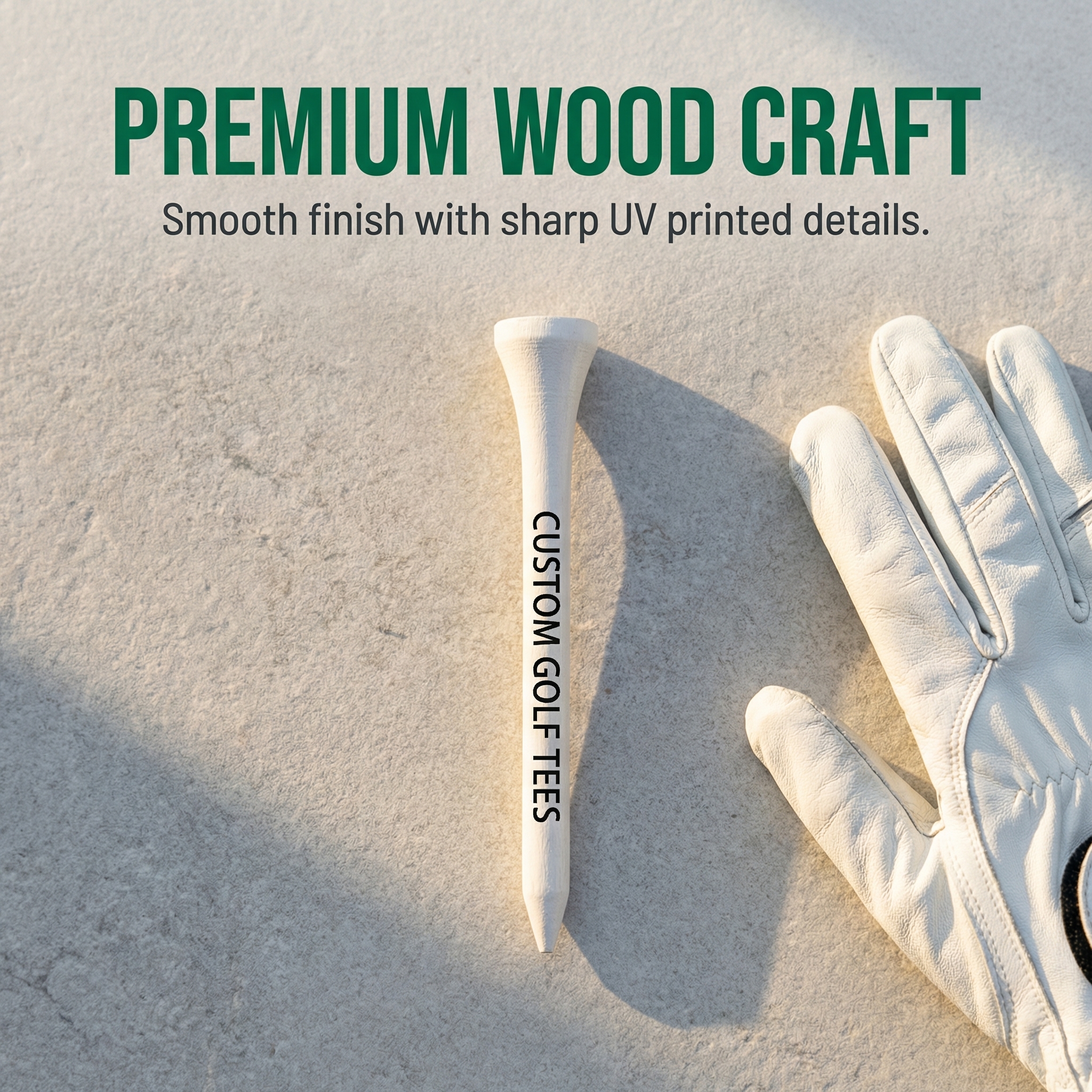 1000pcs Custom Bamboo Golf Tees thumbnail 2