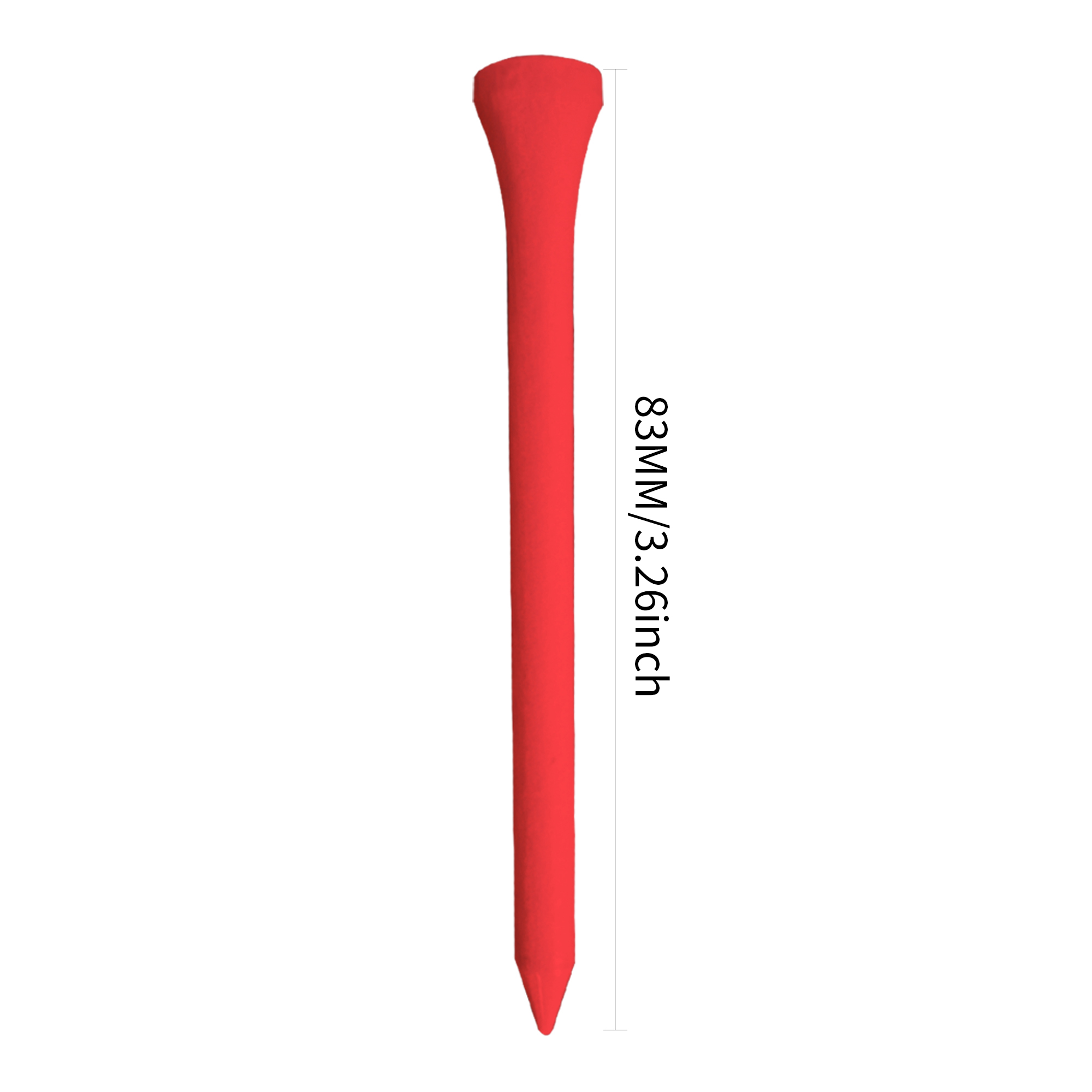 1000pcs Custom Red Wooden Golf Tees with Personalized Printing thumbnail 2