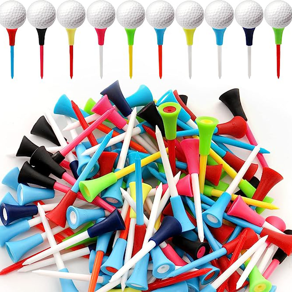 Wholesale Two-Tone Golf Tees in Assorted Colors thumbnail 5