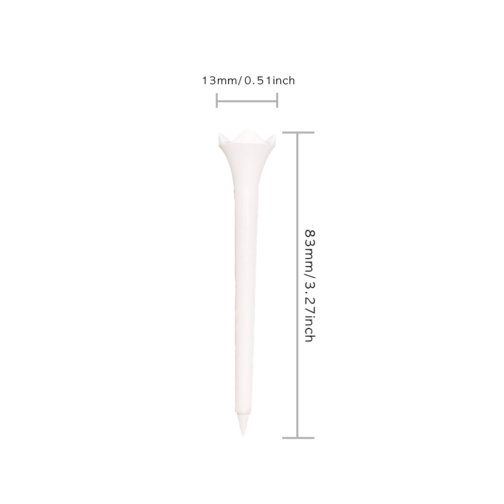 Wholesale White ABS Golf Tees for Courses and Retail thumbnail 11