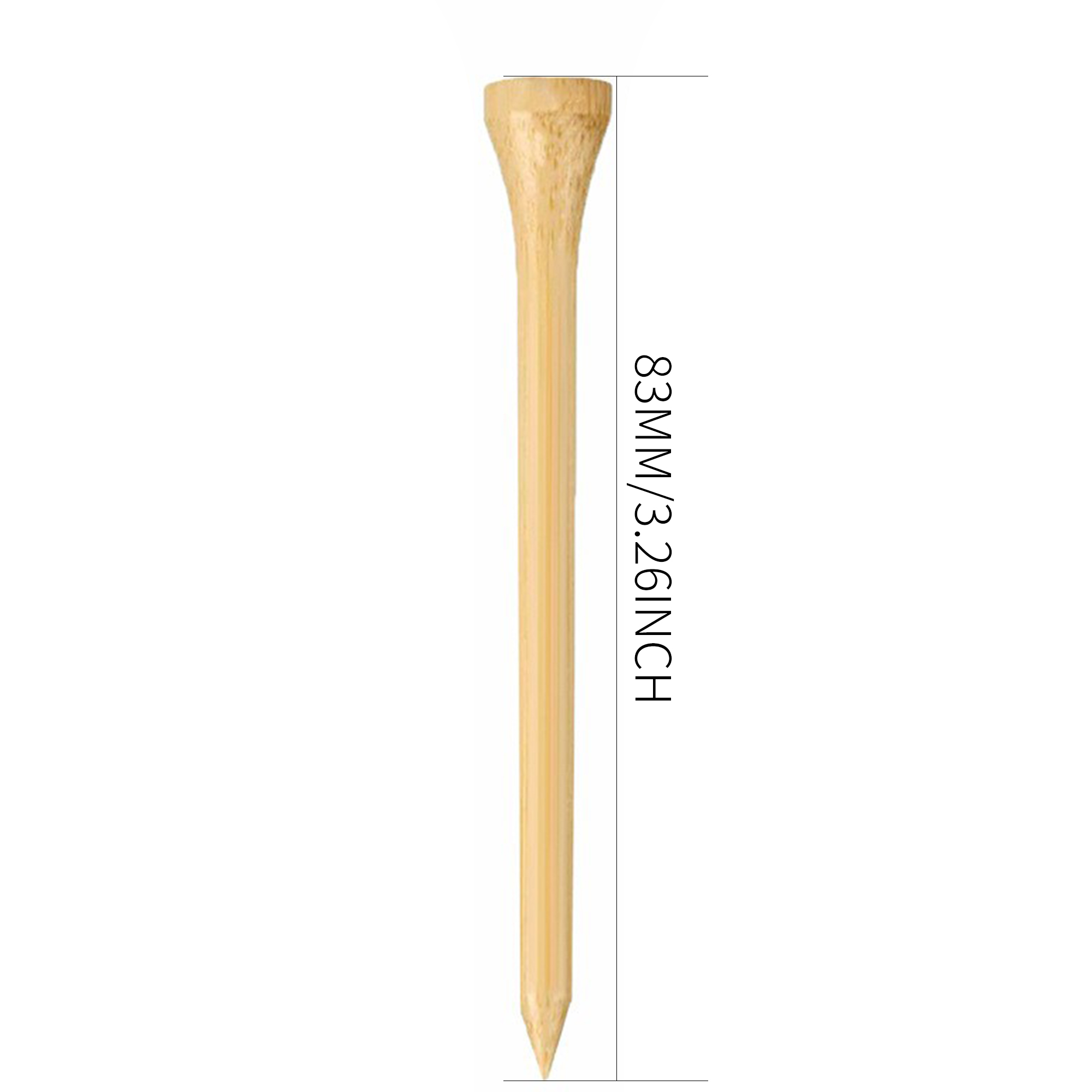 1000pcs Custom Natural Bamboo Golf Tees for Branded Golf Events thumbnail 7