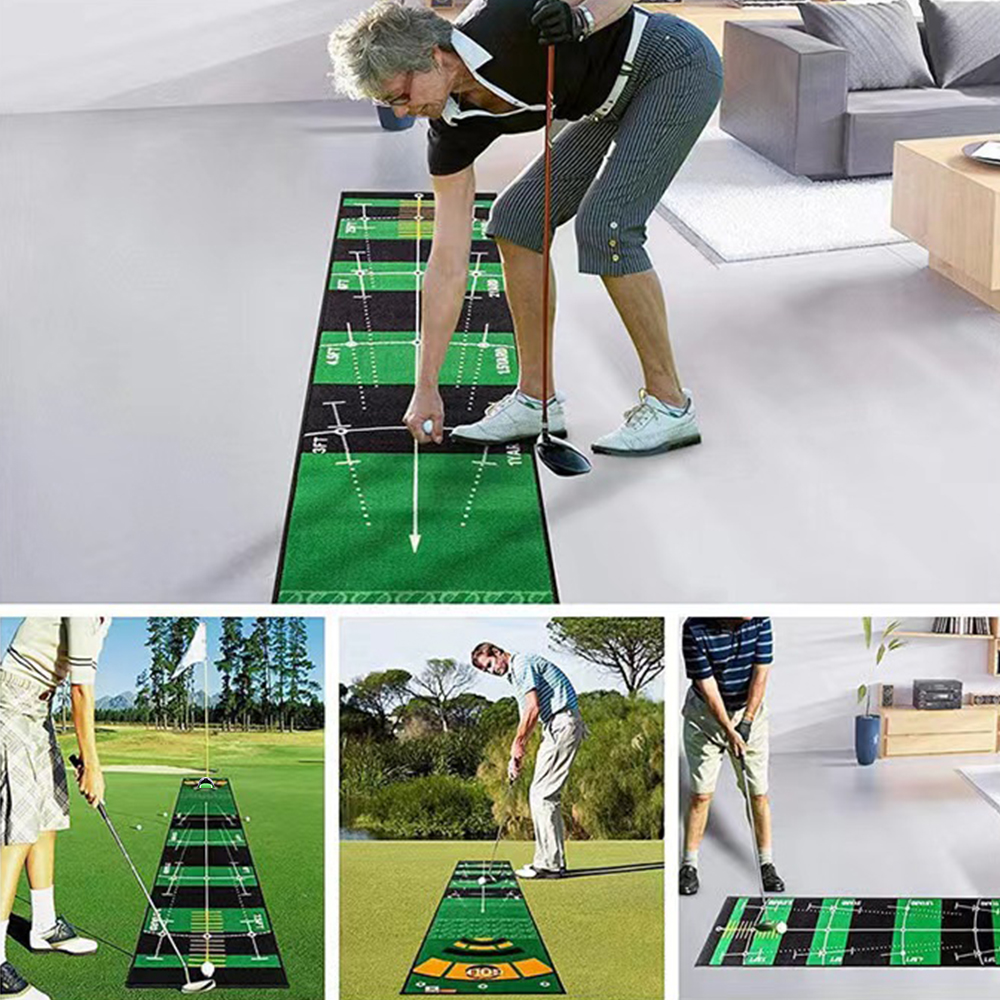 Wholesale Indoor Golf Putting Mat with Ball Return thumbnail 7