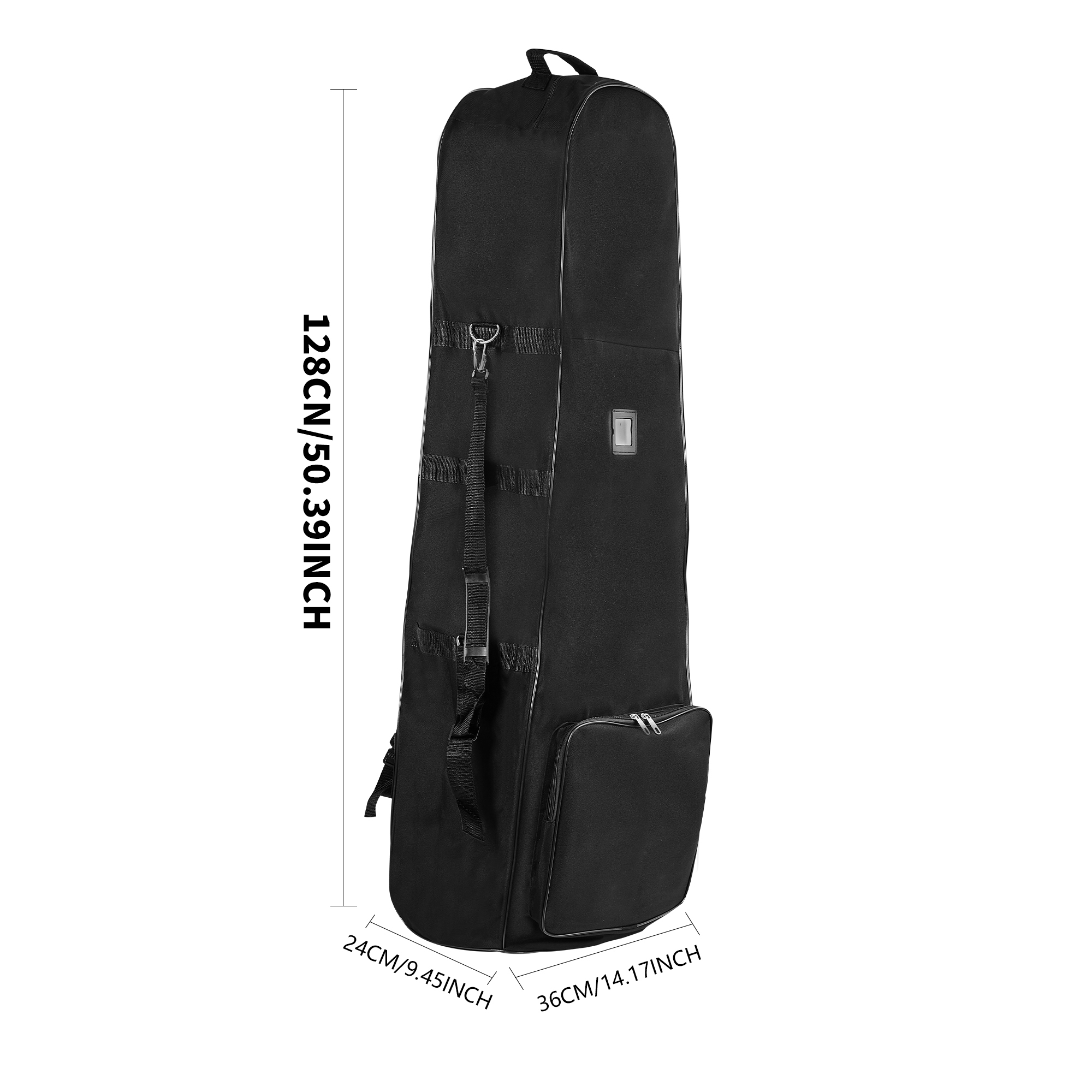 Wholesale Wheeled Golf Travel Bag with Padded Club Protection thumbnail 9